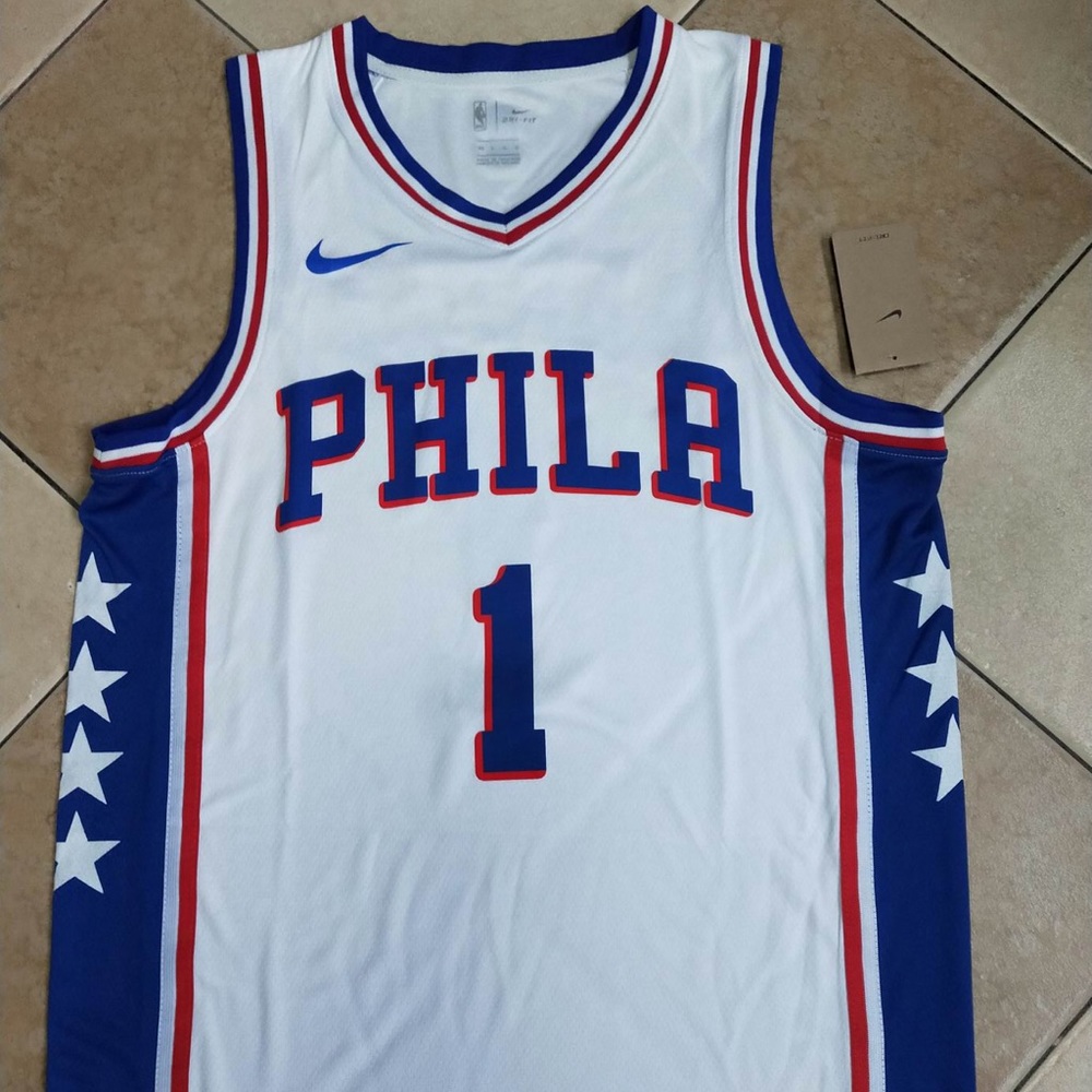 2022-2023 James Harden Philadelphia 76ers Nike Swingman Jersey Size L